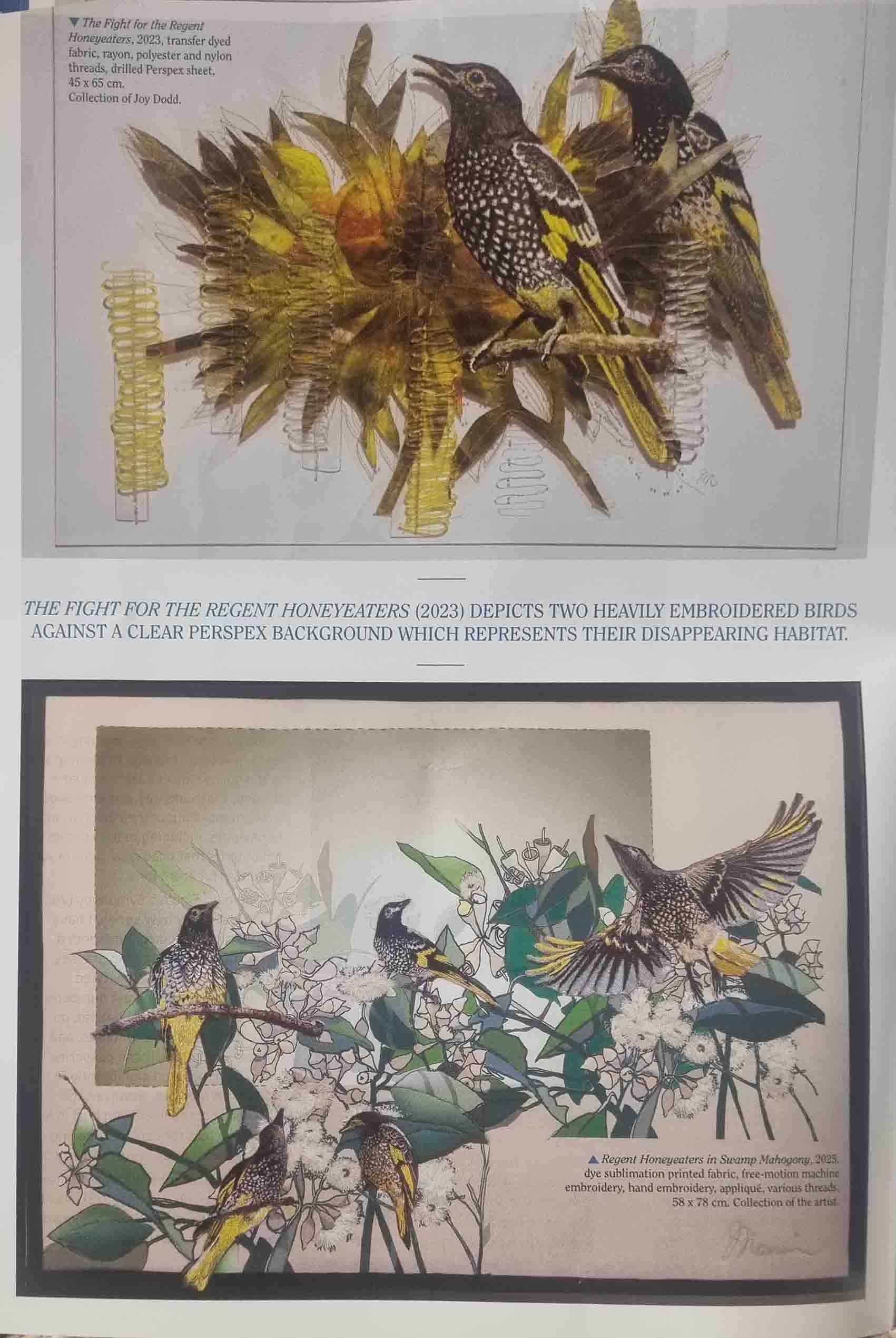 Magazine page illustrated